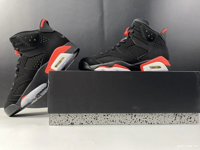 384664- Infrared EyeCatching Black Jordan6 4044 1014